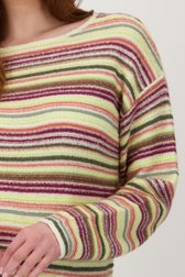 Veelkleurig gebreide trui met ronde hals  van Libelle voor Dames