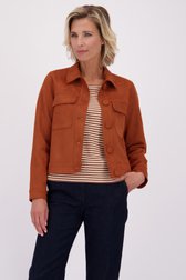 Vidéo de Veste en faux daim couleur rouille  de Claude Arielle pour Femmes