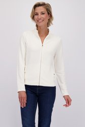 Video van Ecru cardigan met rits  door Claude Arielle voor Dames