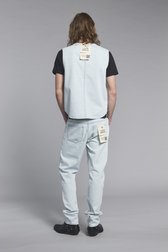 Vest en denim bleu clair sans manches - Genesis de Murielle Victorine Scherre pour Femmes