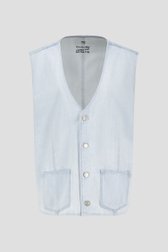 Vest en denim bleu clair sans manches - Genesis de Murielle Victorine Scherre pour Femmes