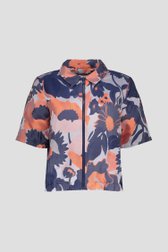 Photo produit 1 de Veste à motif floral bleu et corail de Geisha pour Femmes