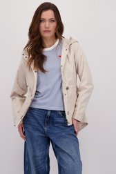 Le devant de Veste beige à capuche de JDY pour Femmes