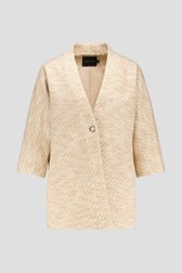 Veste beige avec lurex de Claude Arielle pour Femmes
