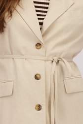 Détail de Veste beige avec un nœud de JDY pour Femmes
