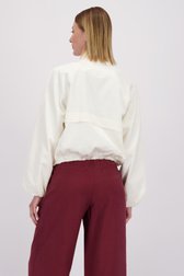 Le dos de Veste blanche à léger éclat de D'Auvry pour Femmes