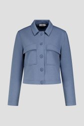 Photo produit 1 de Veste bleu à boutons de Libelle pour Femmes