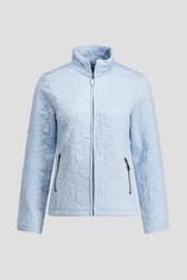 Photo produit 1 de Veste bleu clair avec motif de feuilles  de Signature pour Femmes