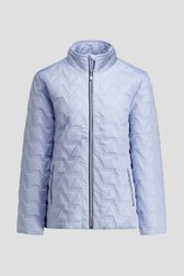 Photo produit 1 de Veste bleu clair légèrement matelassée de Claude Arielle pour Femmes