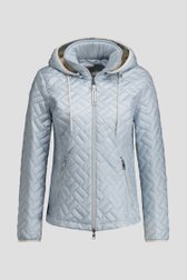 Photo produit 1 de Veste bleu clair matelassée avec capuche amovible de Barbara Lebek pour Femmes