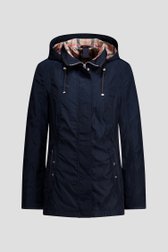 Photo produit 1 de Veste bleu foncé avec capuche amovible de Barbara Lebek pour Femmes