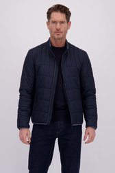 Le devant de Veste bleu foncé légèrement matelassée de Dansaert Blue pour Hommes