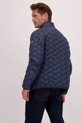 Le dos de Veste bleu foncé légèrement matelassée de Gate One pour Hommes