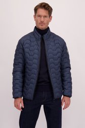 Le devant de Veste bleu foncé légèrement matelassée de Gate One pour Hommes