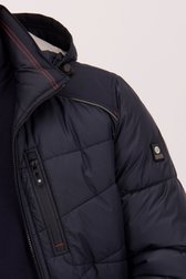 Détail de Veste bleu foncé matelassée avec capuche de Gate One pour Hommes