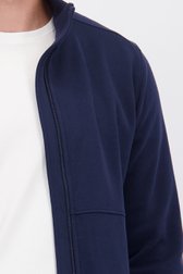 Détail de Veste bleu foncé zippée de Liberty Island pour Hommes