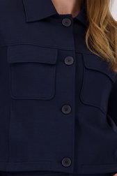 Veste bleu marine avec poches poitrine de More & More pour Femmes