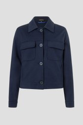 Veste bleu marine avec poches poitrine de More & More pour Femmes