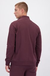 Le dos de Veste bordeaux zippée de Liberty Island pour Hommes
