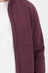 Détail de Veste bordeaux zippée de Liberty Island pour Hommes