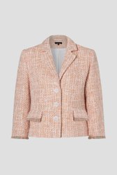Veste bouclé orange de More & More pour Femmes