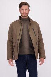 Le devant de Veste brune à motif fin de Gate One pour Hommes