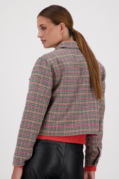 Veste courte avec motif pied-de-poule coloré de JDY pour Femmes