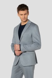 Le devant de Veste de costume bleu chiné  de Benvenuto pour Hommes