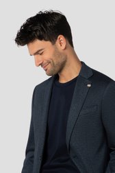 Détail de Veste de costume bleu foncé chiné de Benvenuto pour Hommes