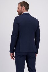 Le dos de Veste de costume bleu foncé - Slim fit  de Dansaert Black pour Hommes