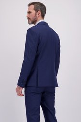 Le dos de Veste de costume bleu foncé - Slim fit de Dansaert Black pour Hommes