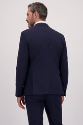 Le dos de Veste de costume bleu foncé - Slim fit - Starmer de Dansaert Black pour Hommes