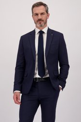Le devant de Veste de costume bleu foncé - Slim fit - Starmer de Dansaert Black pour Hommes