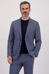 Le devant de Veste de costume bleue – coupe regular-Rockefeller de Dansaert Black pour Hommes
