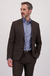 Le devant de Veste de costume brune - Slim fit - Schmidt de Dansaert Black pour Hommes