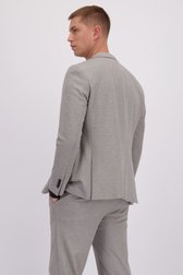 Le dos de Veste de costume chiné gris-beige  de Benvenuto pour Hommes