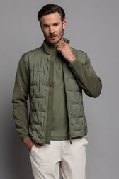 Le devant de Veste de golf matelassée verte de Dansaert Golf Club pour Hommes