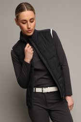 Le devant de Veste de golf sans manches gris matelassé  de Dansaert Golf Club pour Femmes