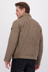 Le dos de Veste de pluie brune à motif de Dansaert Blue pour Hommes