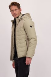 Le devant de Veste doublée beige clair avec capuche amovible de Dansaert Blue pour Hommes