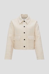 Veste en bouclé beige de Opus pour Femmes