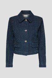 Photo produit 1 de Veste en bouclé bleu foncé de JDY pour Femmes