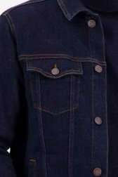 Veste en jean bleu foncé de Liberty Island Denim pour Hommes