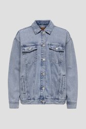 Veste en jean bleu de Only Carmakoma pour Femmes