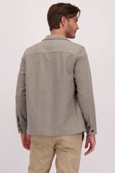 Le dos de Veste en laine gris clair  de Upper East pour Hommes