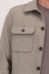 Détail de Veste en laine gris clair  de Upper East pour Hommes