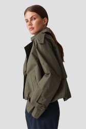 Détail de Veste kaki à boucles de Opus pour Femmes
