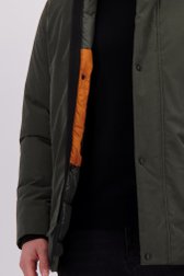 Détail de Veste kaki avec capuche amovible de Gate One pour Hommes