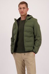 Le devant de Veste kaki avec capuche de Casual Five de Casual Five pour Hommes