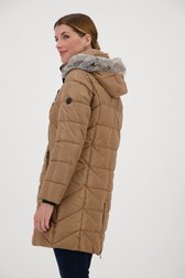 Veste matelassée beige foncé de Barbara Lebek pour Femmes
